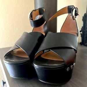 ✨worn once! Marc fisher platform sandals